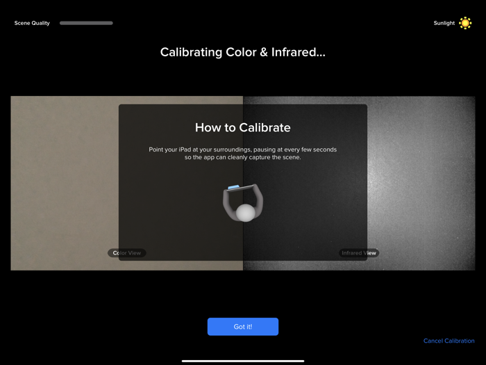 Structure Sensor Calibrator