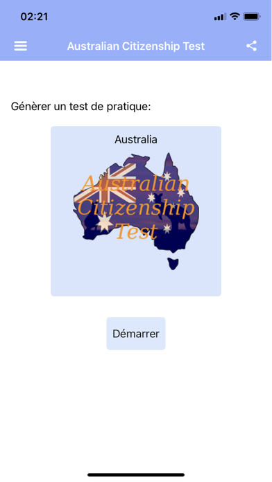 Screenshot #1 pour Australian Citizenship Test