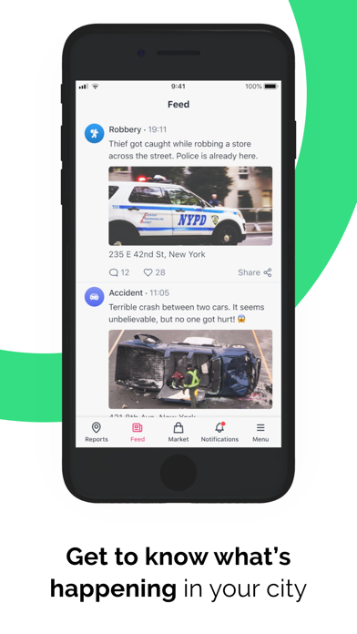 SOSAFE - City Social Network Screenshot