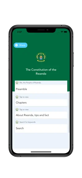 Game screenshot The Constitution of Rwanda mod apk