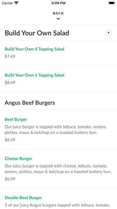 Greens & Grill Screenshot 3 - AppWisp.com Greens & Grill Screenshot 3 - AppWisp.com