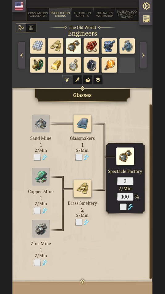 #2. Companion Tool for Anno 1800 (iOS) بواسطة: Elwin Lee