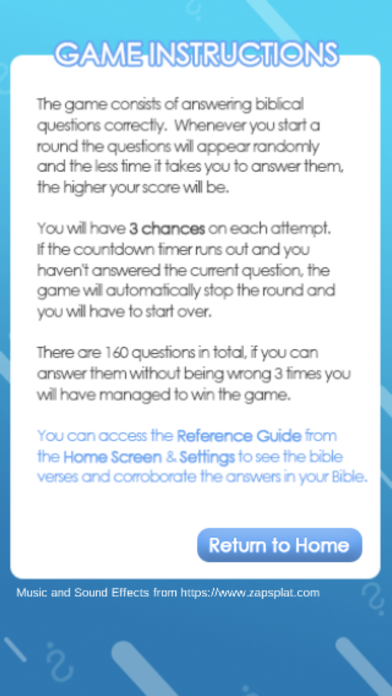Bible Trivia HT Screenshot