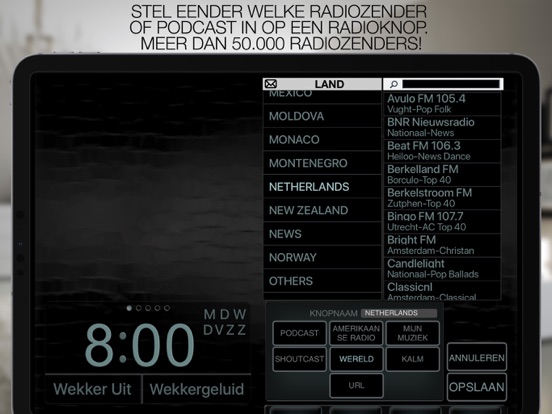 Best Clock Radio-Podcast iPad app afbeelding 4