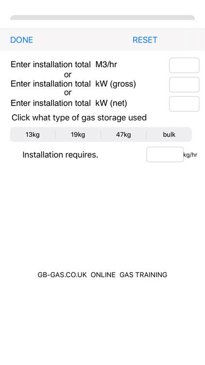 GB Gas Conversion Calculator by GB-GAS.CO.UK