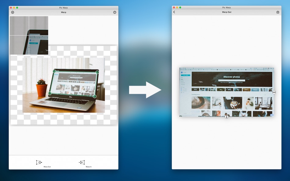 #2. Pic Warp : Geometry Editor (macOS) 由: Dongwook Cho