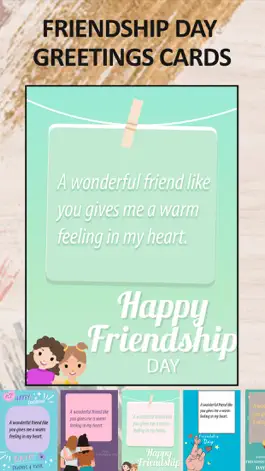 Game screenshot Friendship Day Cards & Wishes apk