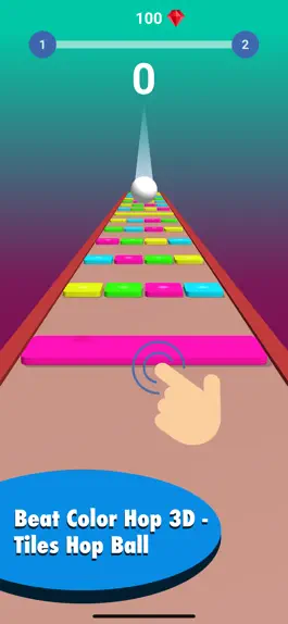Game screenshot Beat Color Hop 3D - Tiles Hop mod apk