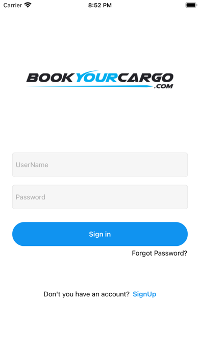 BookYourCargo. Screenshot 1 - AppWisp.com BookYourCargo. Screenshot 1 - AppWisp.com