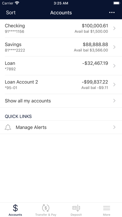 Applied Bank Mobile App Screenshot