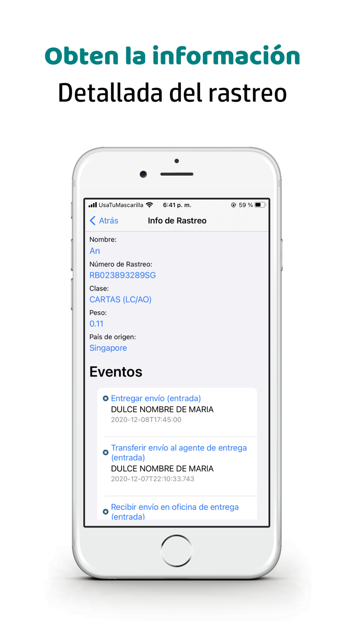 Rastrear Paquetes SV