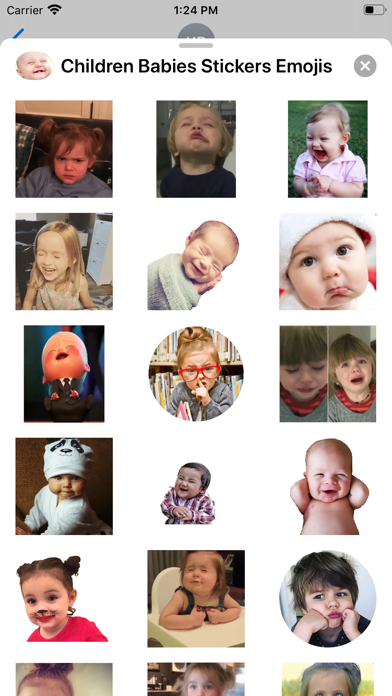Children Babies Stickers Screenshot