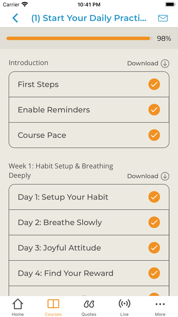 LiveAndDare Meditation Course