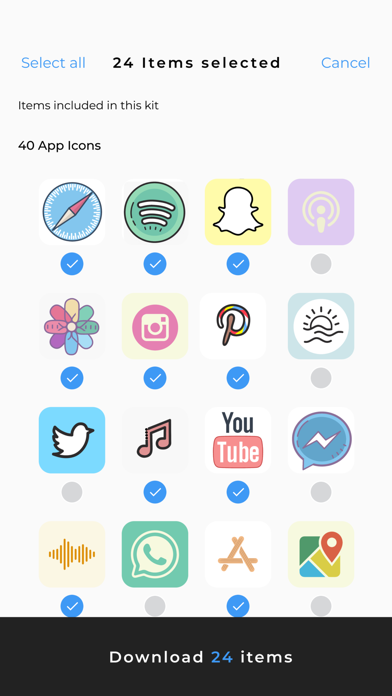 aesthetic icons android apk