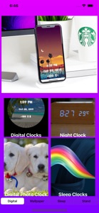 ClockDisplay - Time Wallpapers screenshot #1 for iPhone