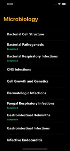 Flashcard Microbiology screenshot #2 for iPhone
