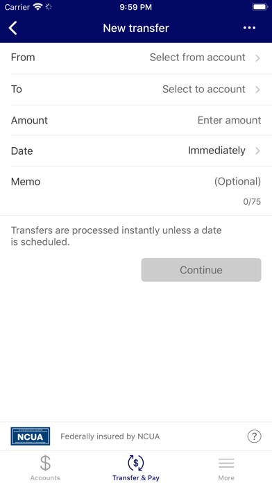 Lan-Fair Federal Credit Union Screenshot