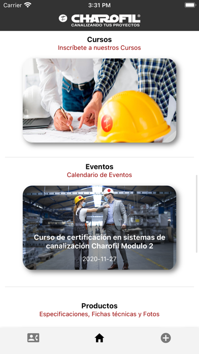 Charofil App v2.0 Screenshot