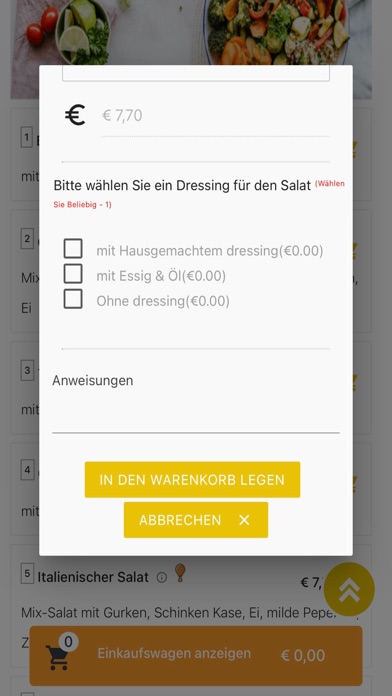 Pizzeria Amalfi Wallertheim Screenshot