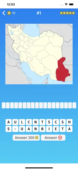 Game screenshot Iran: Provinces Map Quiz Game mod apk