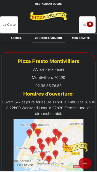 Pizza Presto Montivilliers Screenshot