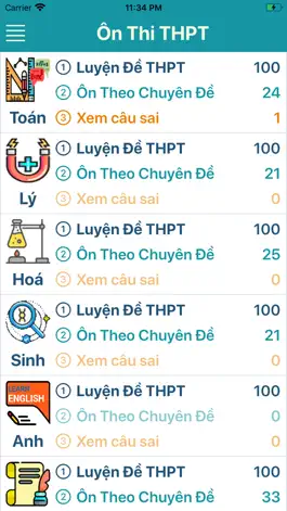 Game screenshot Ôn Thi THPT - Đại Học mod apk