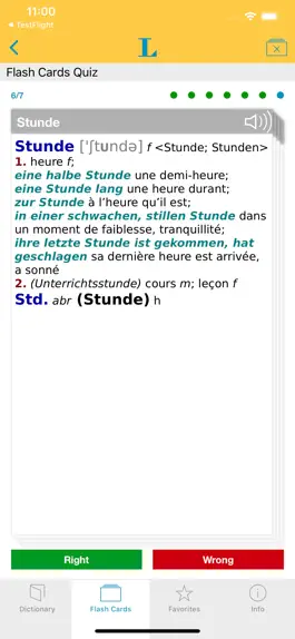 Game screenshot Großes Französisch Wörterbuch hack
