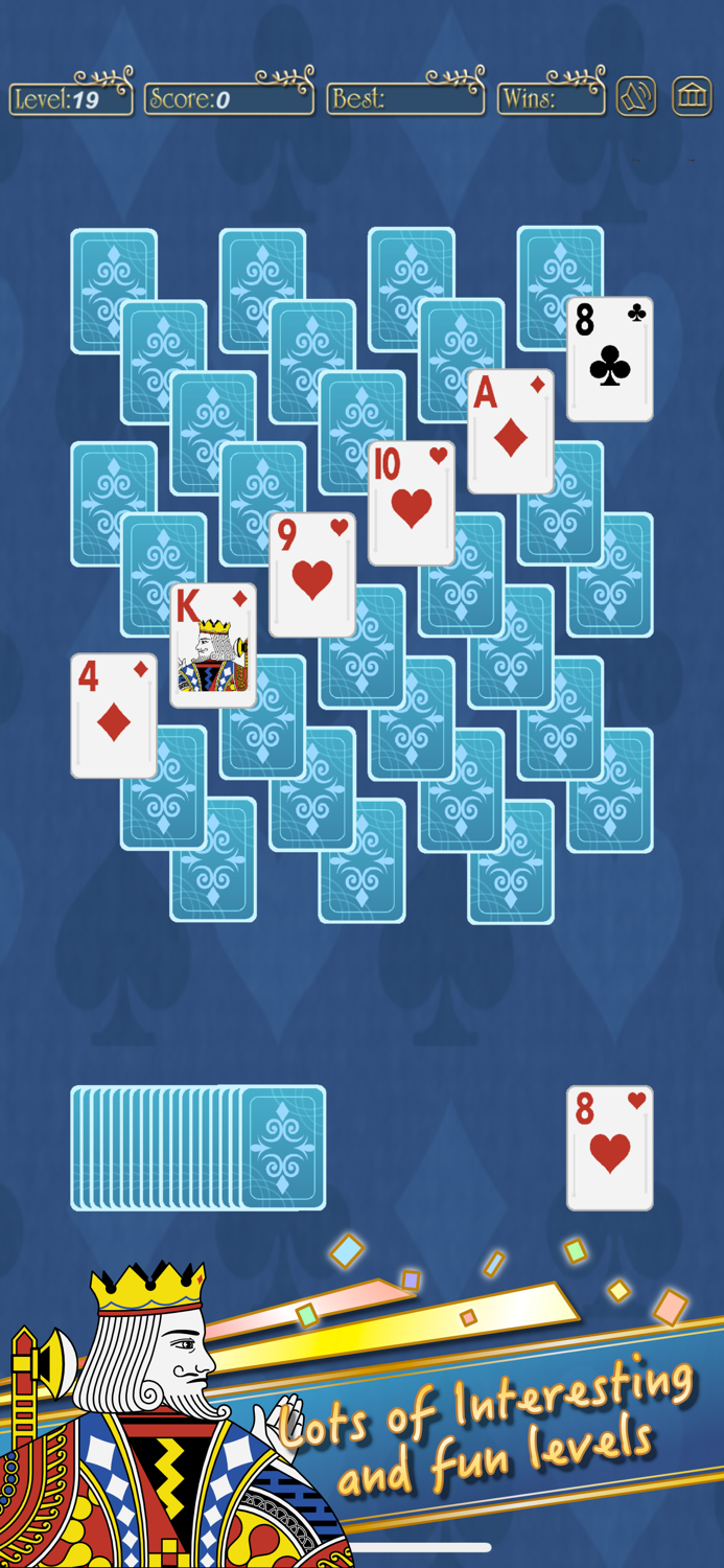 Gold TriPeaks Solitaire