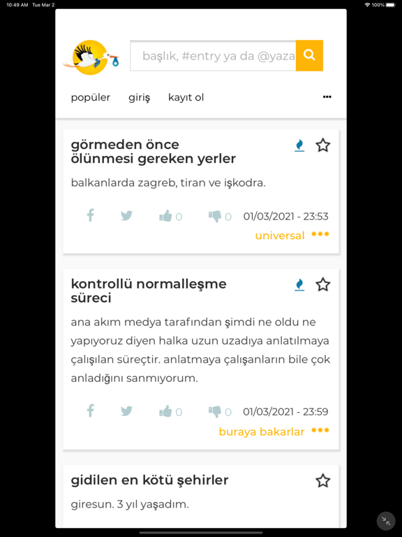 Screenshot #4 pour Gezgin Sözlük