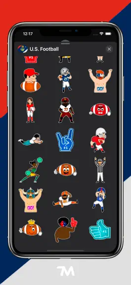 Game screenshot U.S. Football Stickers hack