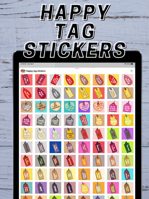Screenshot #6 pour Happy Tag Stickers
