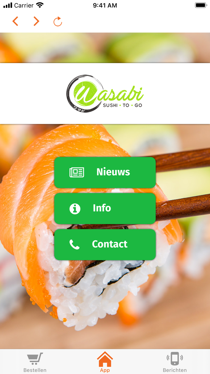 Wasabi Sushi to go