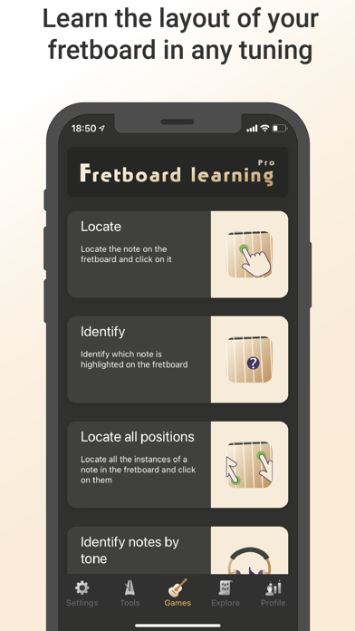 Screenshot #1 pour Fretboard Learning
