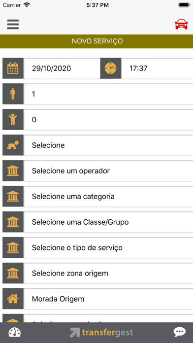 Transfergest Screenshot