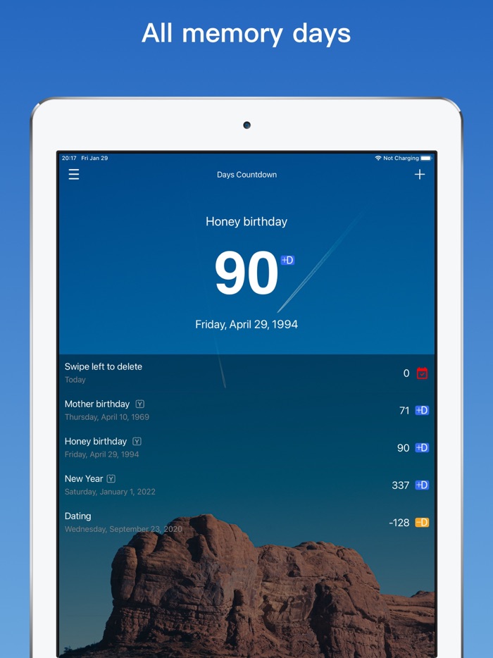 Days Countdown - date reminder