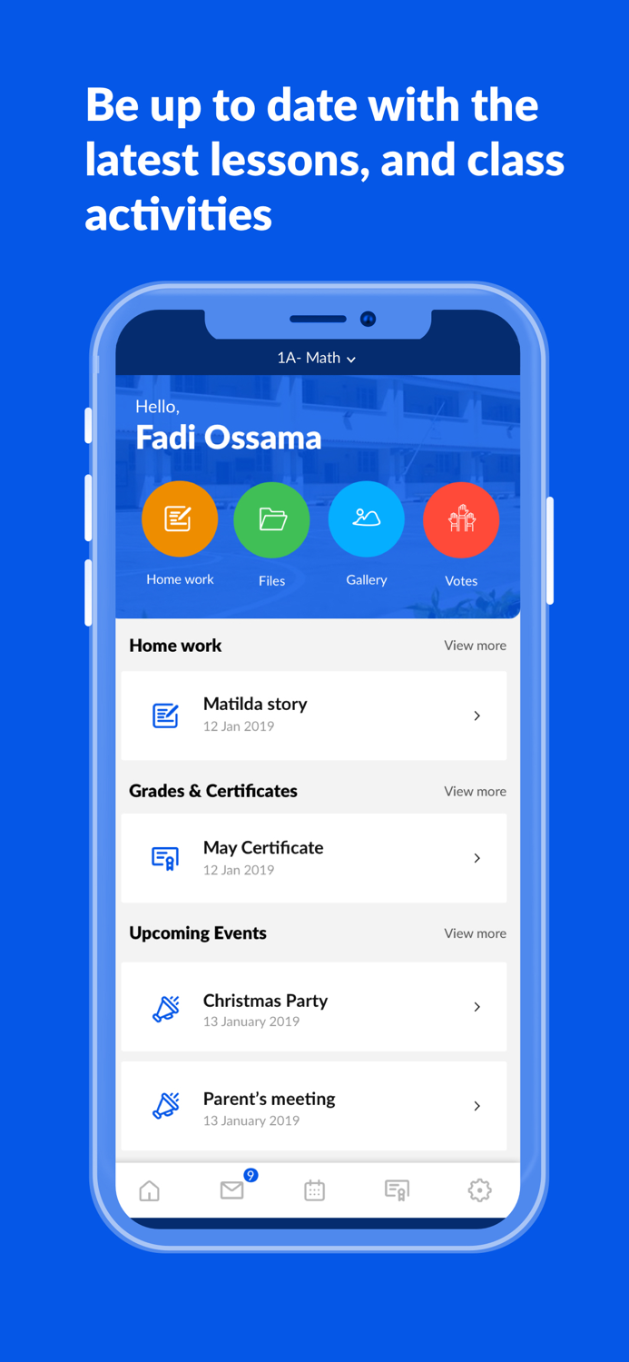 Section française Girard prof.