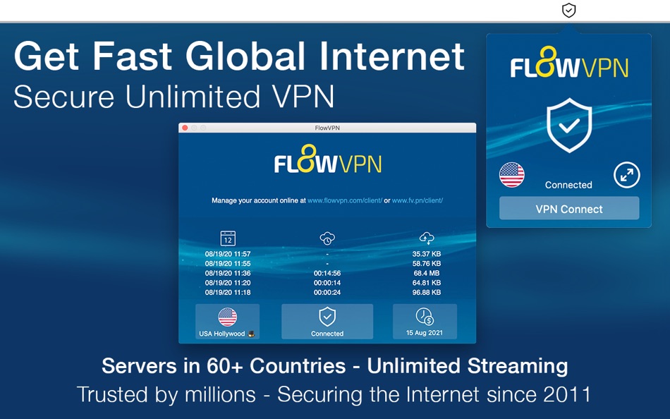 Flow VPN - Global Internet - 2.32 - (macOS)