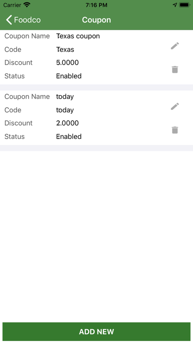 Foodco Restaurant Screenshot