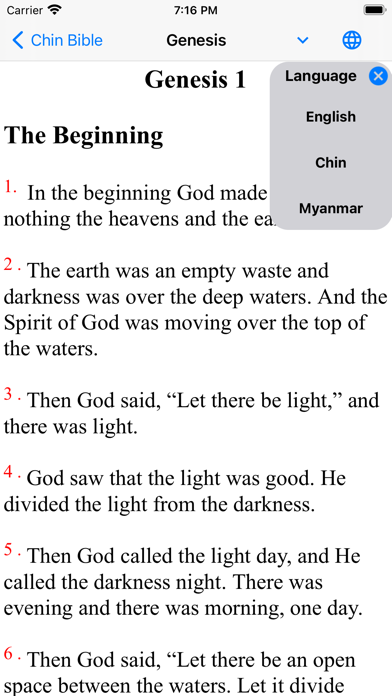 Chin Bible Screenshot