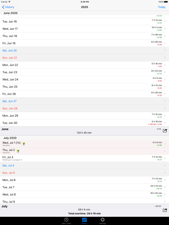 Screenshot #5 pour TimeOrg