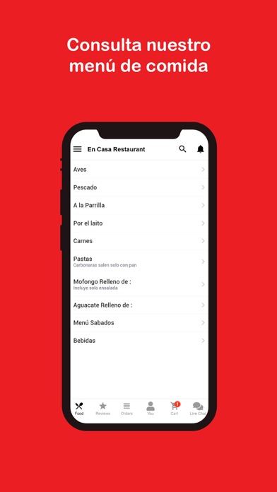 En Casa Restaurants Screenshot