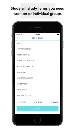 Game screenshot Paramedic Drug List Flashcards hack