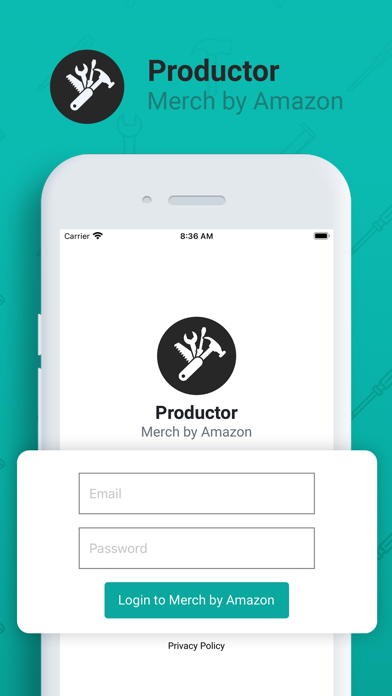 Productor Merch Screenshot