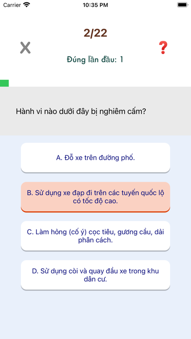 Screenshot #3 pour Học Thi Lái Xe