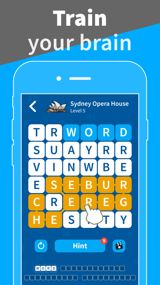 #5. Word Game - Connect Letters (iOS) 由: Anastasiia Lavrenteva