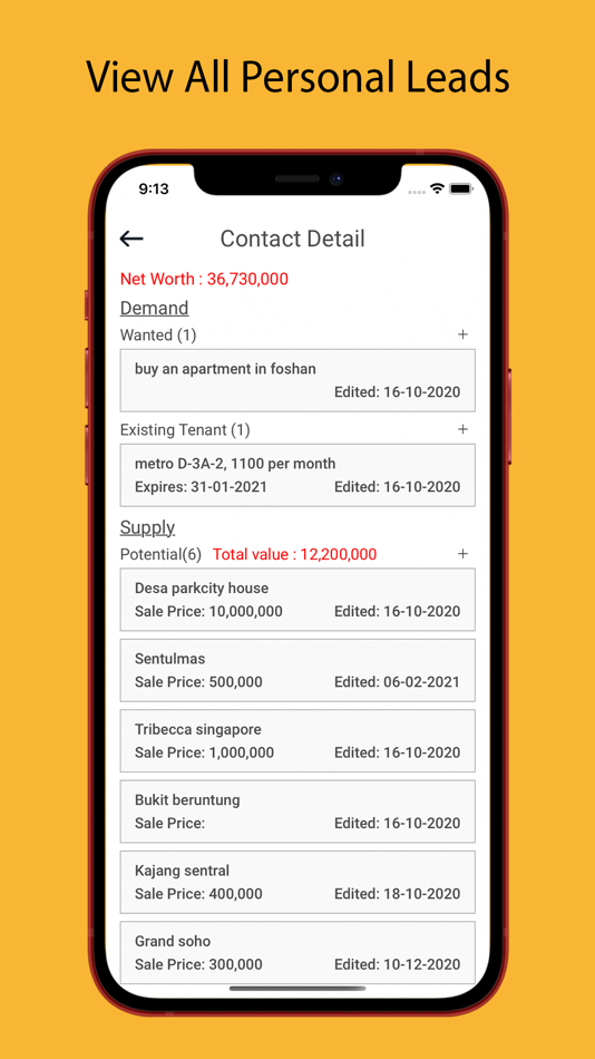 #3. ListingMine Private Agent CRM (iOS) 由: Marvin Foong