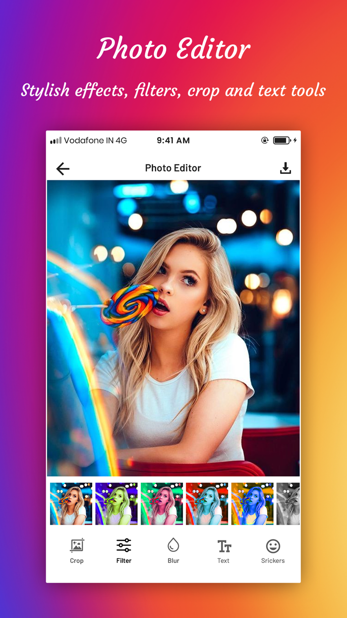 Photo Editor and Image Blender