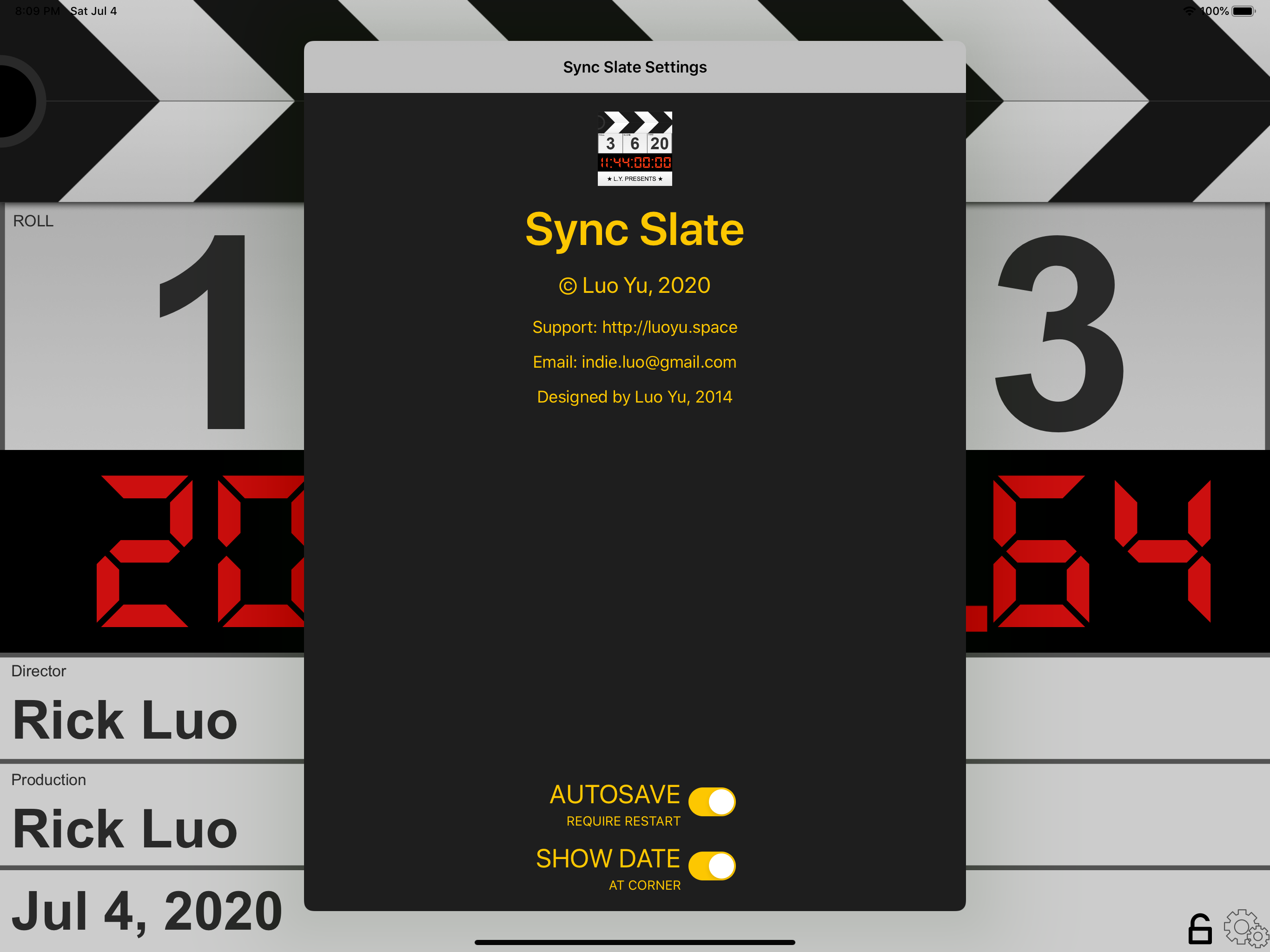 Sync Slate