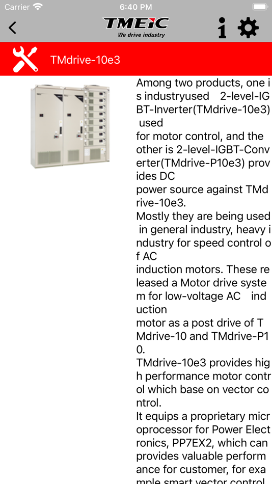 #2. TMdrive-e3 Support Global (iOS) 由: 東芝三菱電機産業システム株式会社(TMEIC)