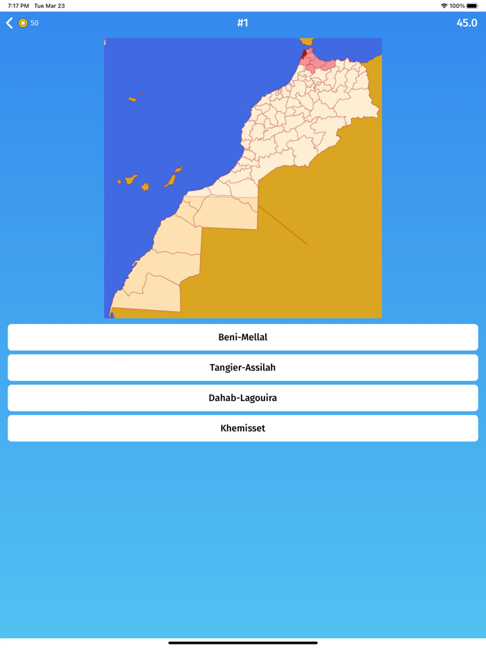 Morocco Provinces Quiz Game